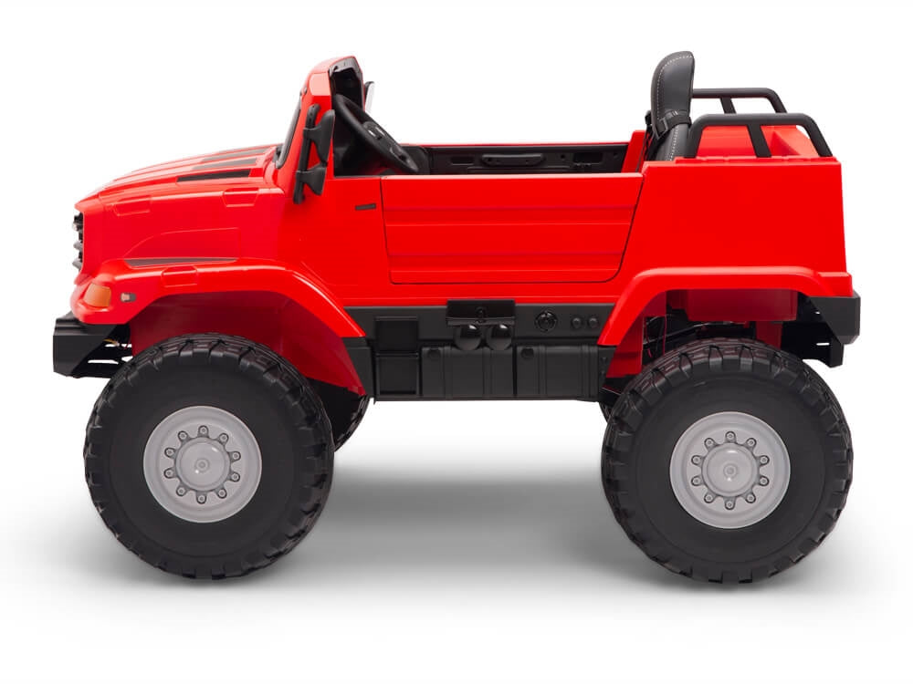 12V Mercedes-Benz Zetros Kids Electric Ride On Truck with Remote Control - Red