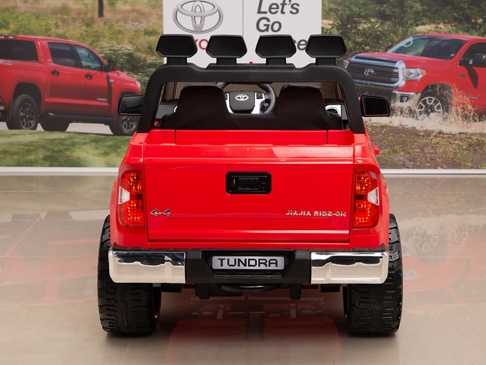 12V Kids Battery Powered Remote Control SPECIAL EDITION Toyota Tundra Ride On Truck - Red
