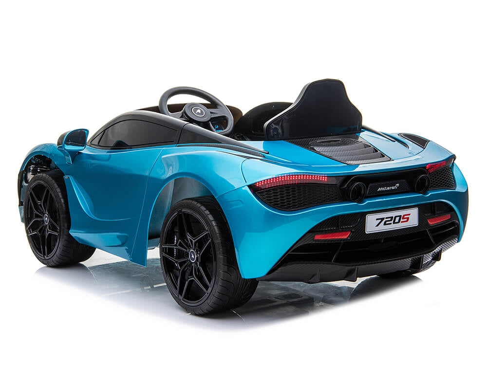 McLaren 720S 12V Kids Electric Ride On Car w/ Remote Control - Painted Blue