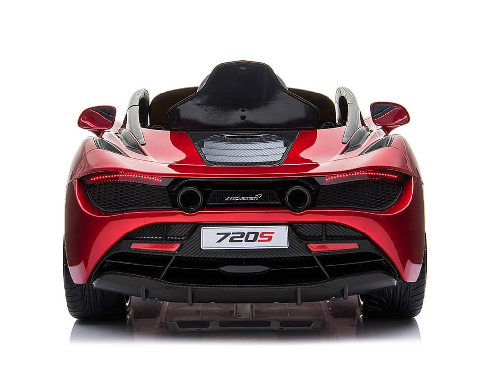 McLaren 720S 12V Kids Electric Ride On Car w/ Remote Control - Painted Red