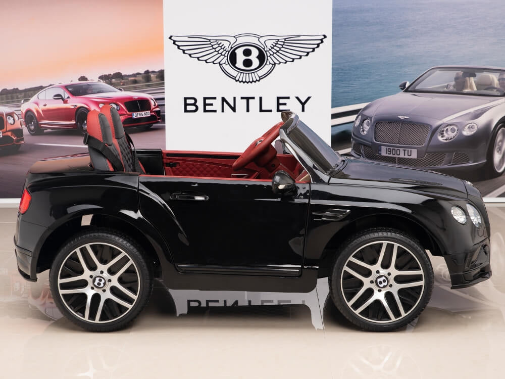 12V Bentley Continental Supersports Kids Battery Operated Ride On Car with Remote - Black