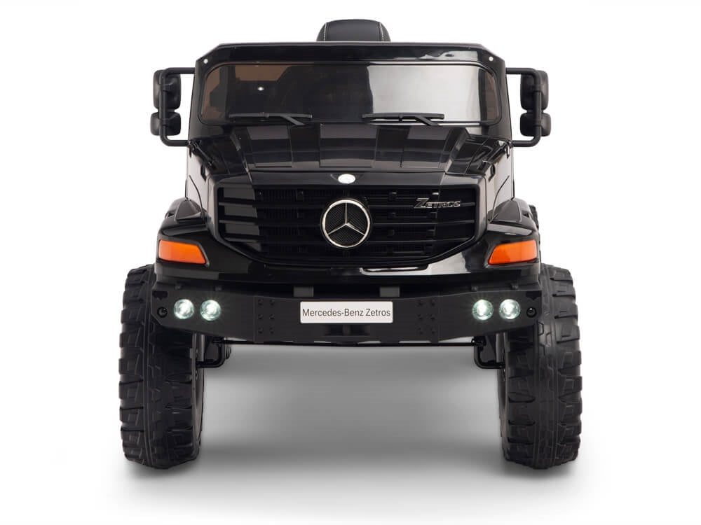 12V Mercedes-Benz Zetros Kids Electric Ride On Truck with Remote Control - Black