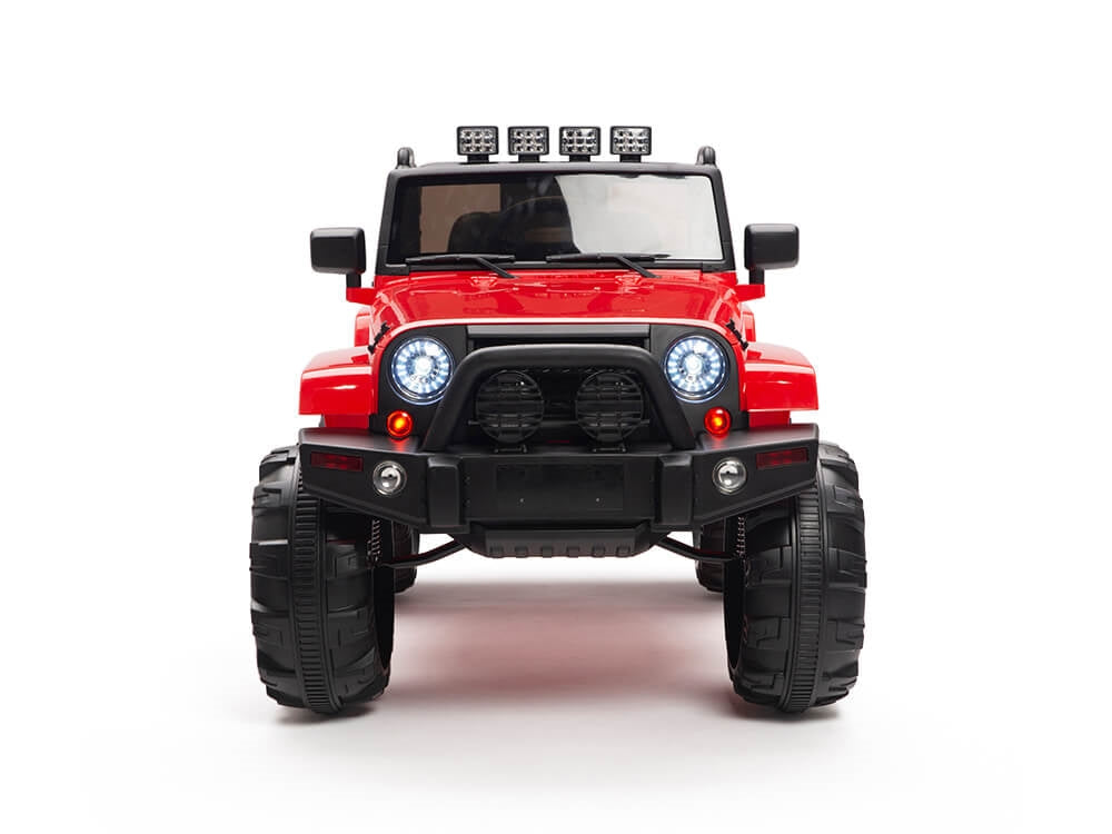 Kids 12V Battery Powered Ride On Truck with Big Wheels RC / Remote Control - Red