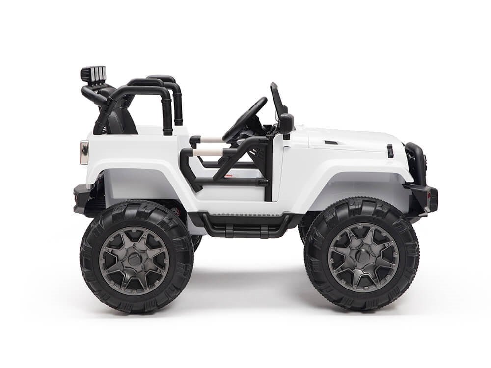 Kids 12V Electric Ride On Truck with RC / Remote Control - White