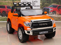 12V Kids Battery Powered Remote Control SPECIAL EDITION Toyota Tundra Ride On Truck - Orange