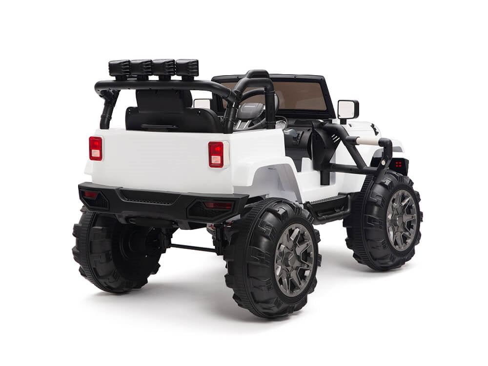 Kids 12V Electric Ride On Truck with RC / Remote Control - White