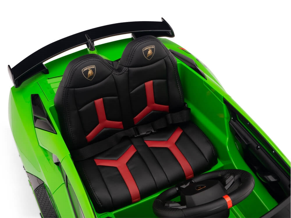 12V Lamborghini Aventador SVJ Kids Ride On Sports Car with Remote - Green