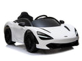 McLaren 720S 12V Kids Electric Ride On Car w/ Remote Control - Painted White
