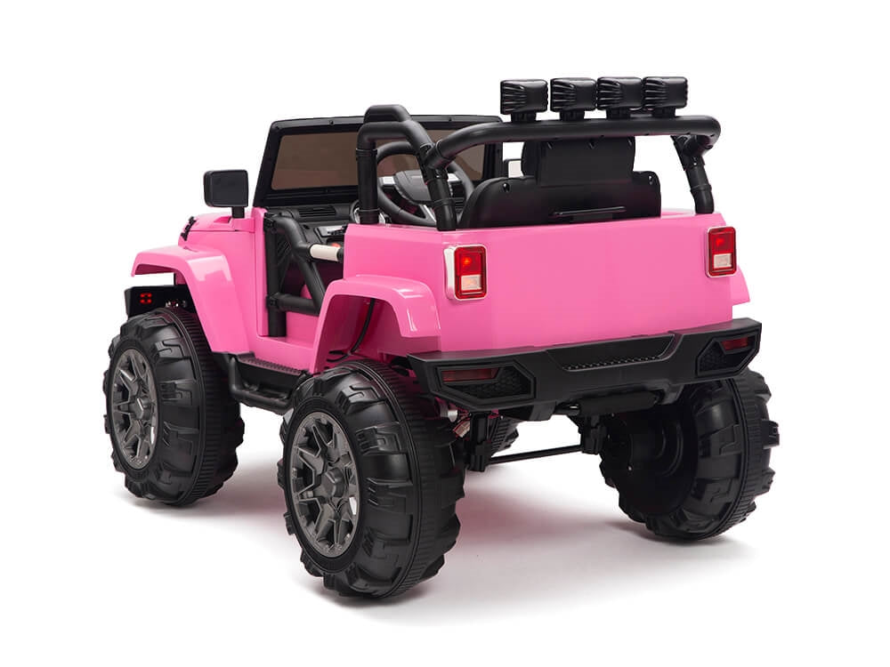 Kids 12V Battery Operated Ride On Truck with Big Wheels RC / Remote Control - Pink
