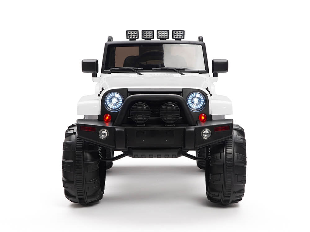 Kids 12V Electric Ride On Truck with RC / Remote Control - White