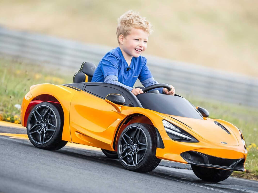 McLaren 720S 12V Kids Electric Ride On Car w/ Remote Control - Painted White