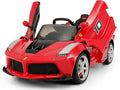 Ferrari 12V LaFerrari FXX K Electric Ride On Car for Kids with 2.4 GHz Remote Control, 2 Motors - Red