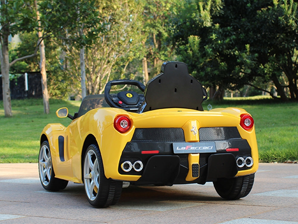 Ferrari 12V LaFerrari Kids Electric Ride On Car with MP3 and Remote Control - Yellow