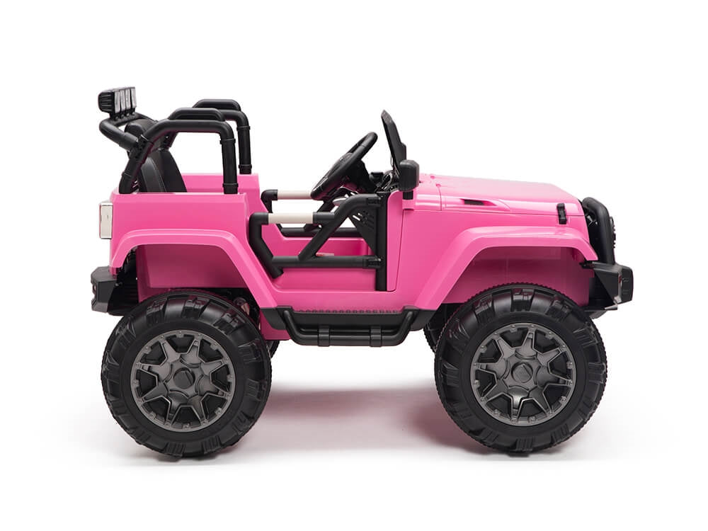 Kids 12V Battery Operated Ride On Truck with Big Wheels RC / Remote Control - Pink