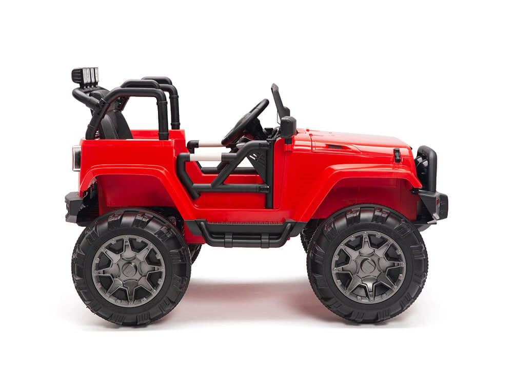 Kids 12V Battery Powered Ride On Truck with Big Wheels RC / Remote Control - Red