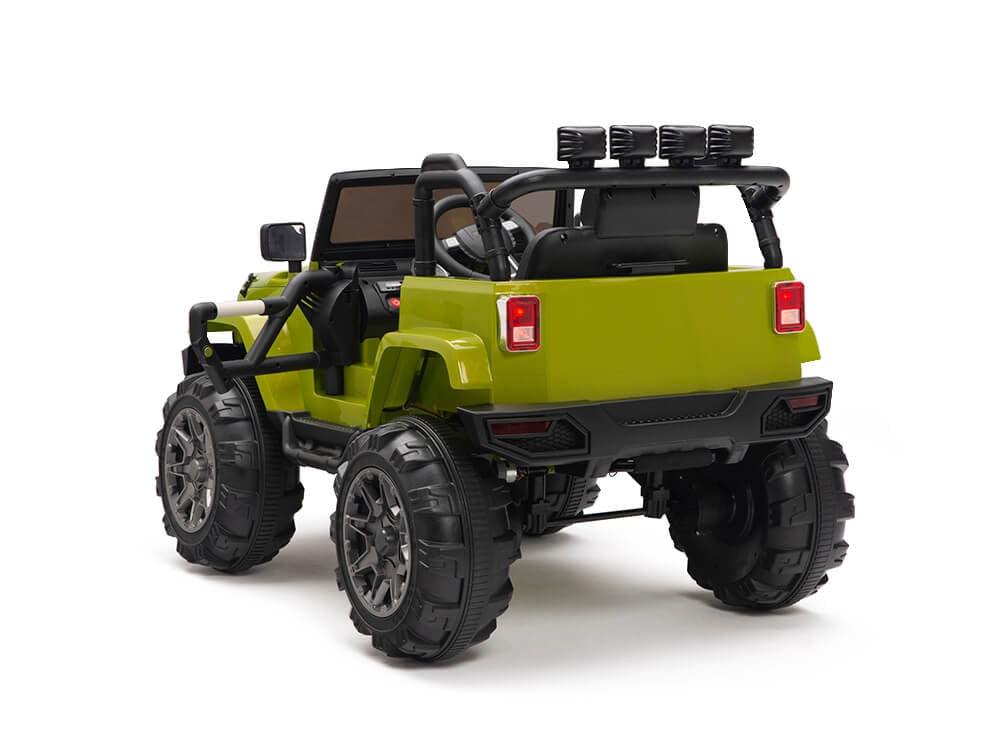 12V MP3 Kids Ride on Truck R/C Remote Control, Lights Radio and Tunes - Green