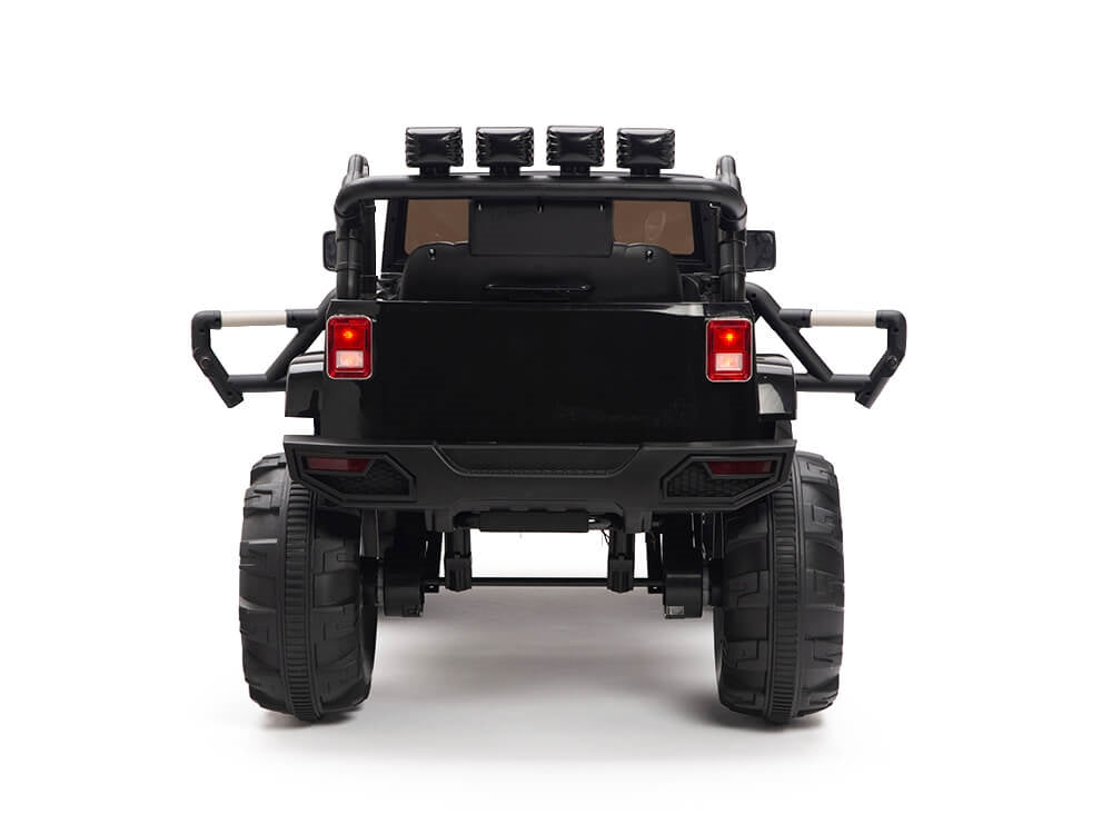 Kids 12V Battery Powered Ride On Truck with Big Wheels RC / Remote Control - Black