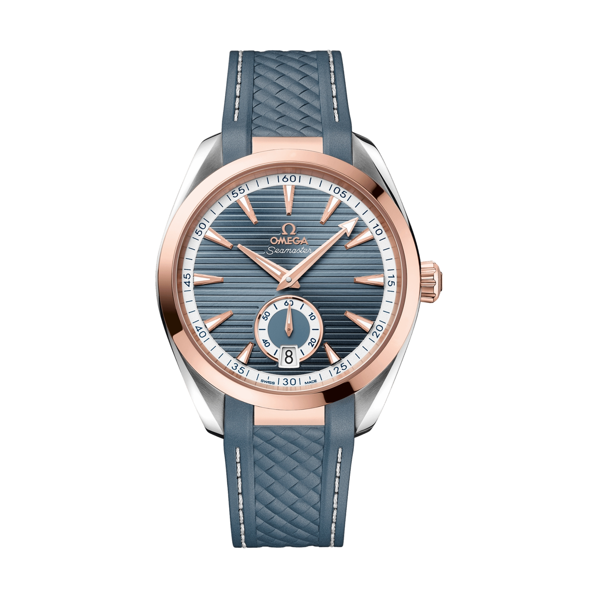 Seamaster Aqua Terra 150M Small Seconds Sedna™ Gold 41mm -  Blue on Strap