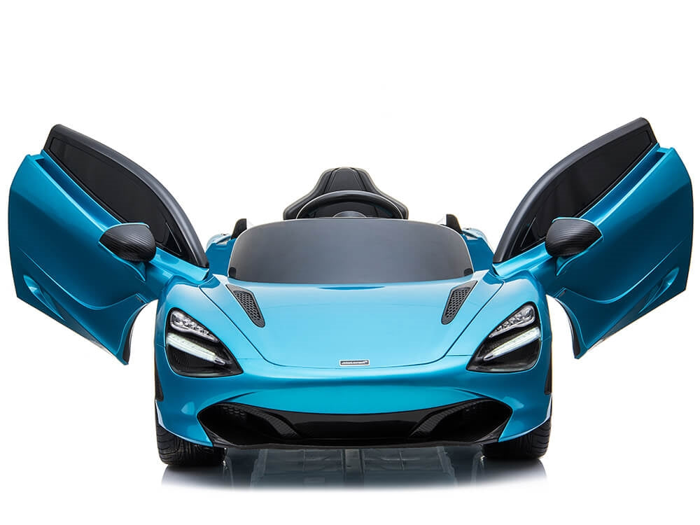 McLaren 720S 12V Kids Electric Ride On Car w/ Remote Control - Painted Blue