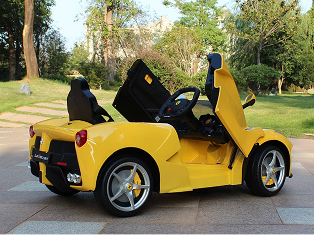 Ferrari 12V LaFerrari Kids Electric Ride On Car with MP3 and Remote Control - Yellow