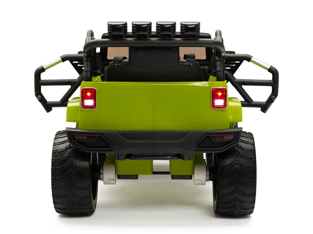 12V Kids Battery Operated Ride On Truck with EVA Wheels and Remote Control - Green
