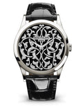 Patek Philippe Selfwinding Calatrava Platinum Handengraved Black Enamel 5088 - 100p-001 Calatrava