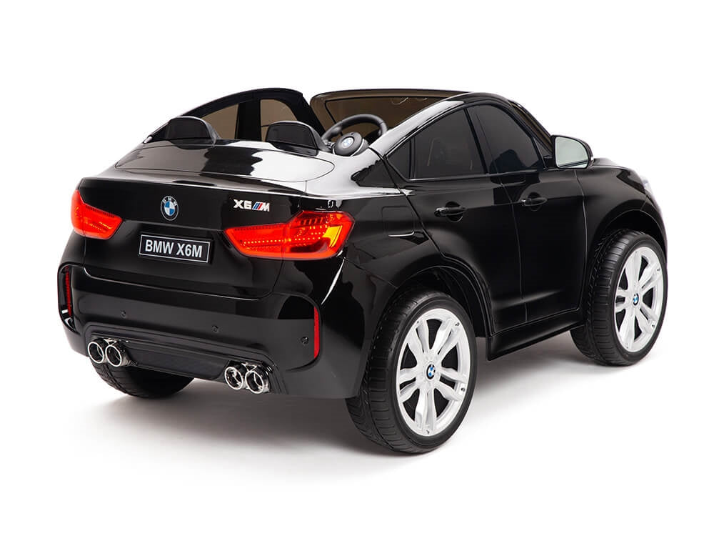Two Seat BMW X6M Kids 12V Ride On Car with Remote - Black