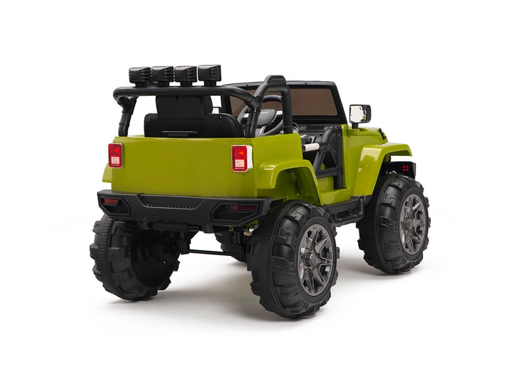 12V MP3 Kids Ride on Truck R/C Remote Control, Lights Radio and Tunes - Green