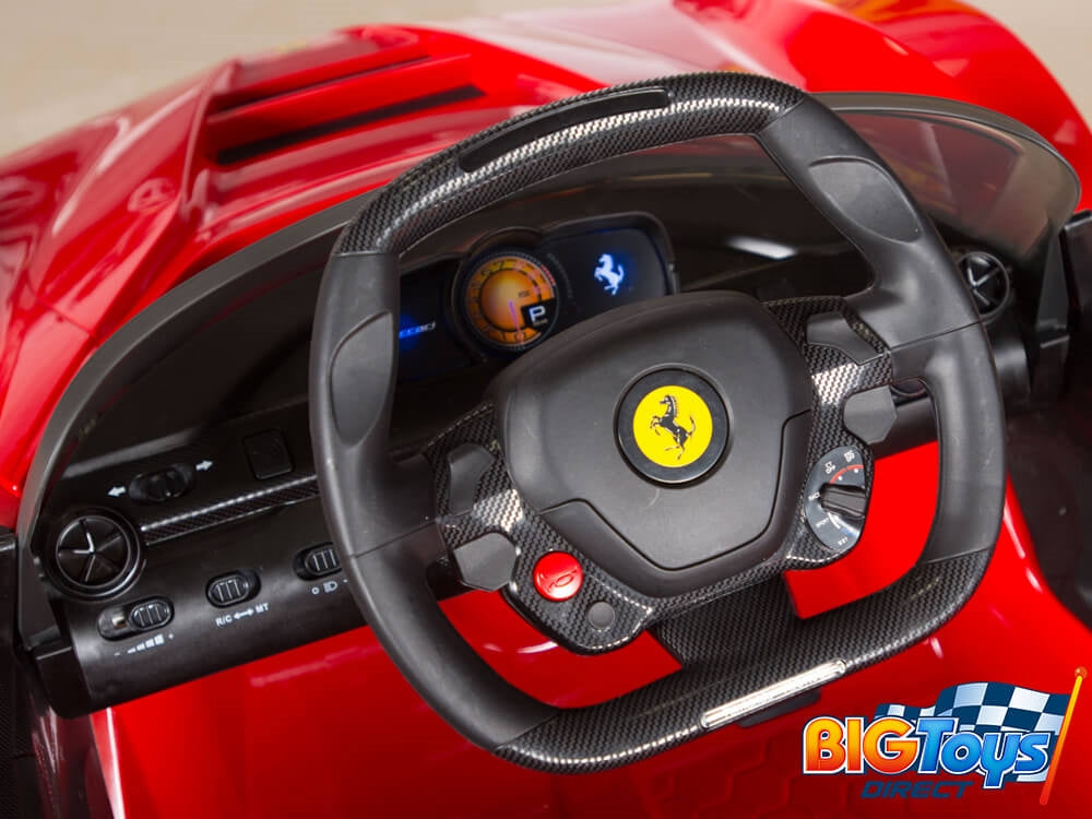 Ferrari 12V LaFerrari Kids Electric Ride On Car with MP3 and Remote Control - Red