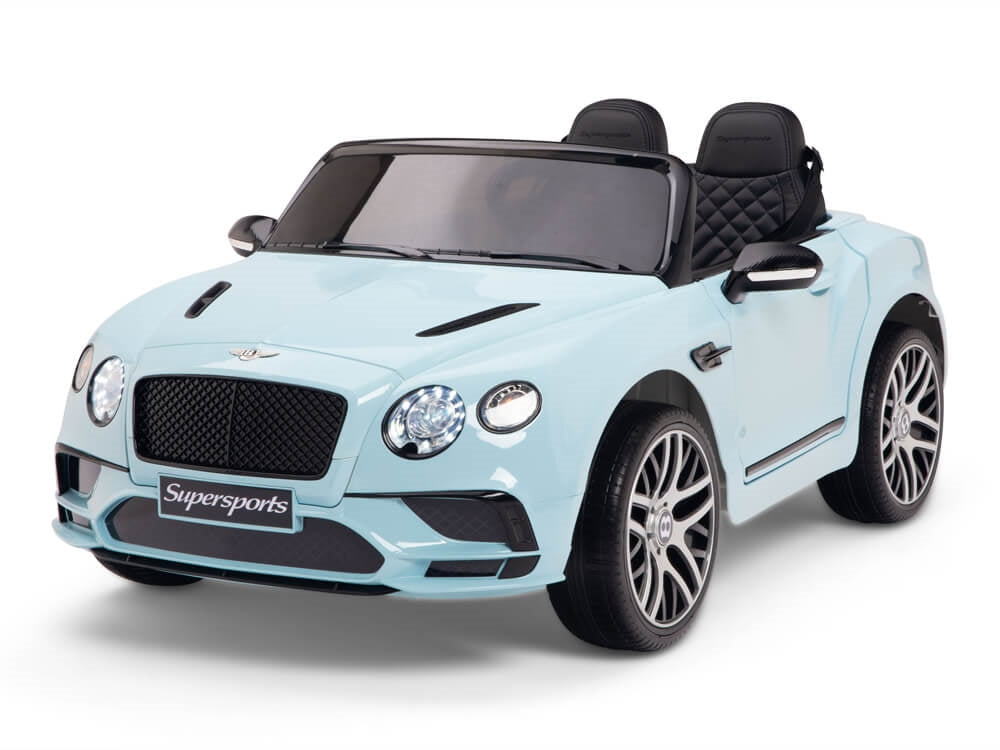 12V Bentley Continental Supersports Kids Electric Ride On Car with Remote - Blue