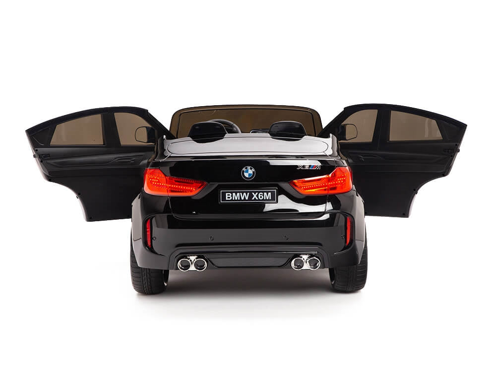 Two Seat BMW X6M Kids 12V Ride On Car with Remote - Black