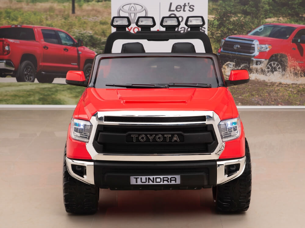 12V Kids Battery Powered Remote Control SPECIAL EDITION Toyota Tundra Ride On Truck - Red