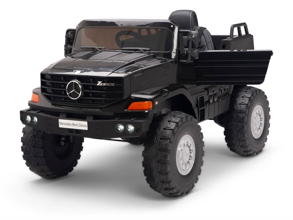 12V Mercedes-Benz Zetros Kids Electric Ride On Truck with Remote Control - Black