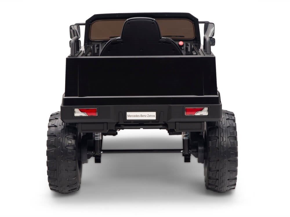12V Mercedes-Benz Zetros Kids Electric Ride On Truck with Remote Control - Black