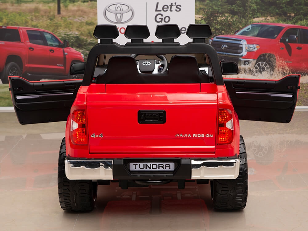 12V Kids Battery Powered Remote Control SPECIAL EDITION Toyota Tundra Ride On Truck - Red