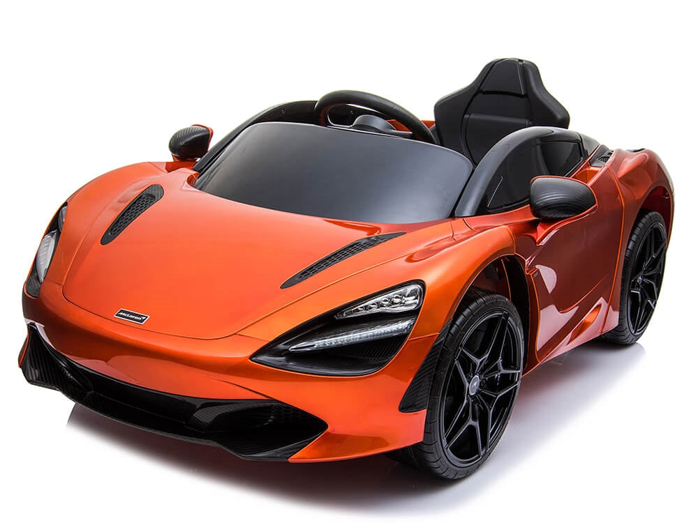 McLaren 720S 12V Kids Electric Ride On Car w/ Remote Control - Painted Orange