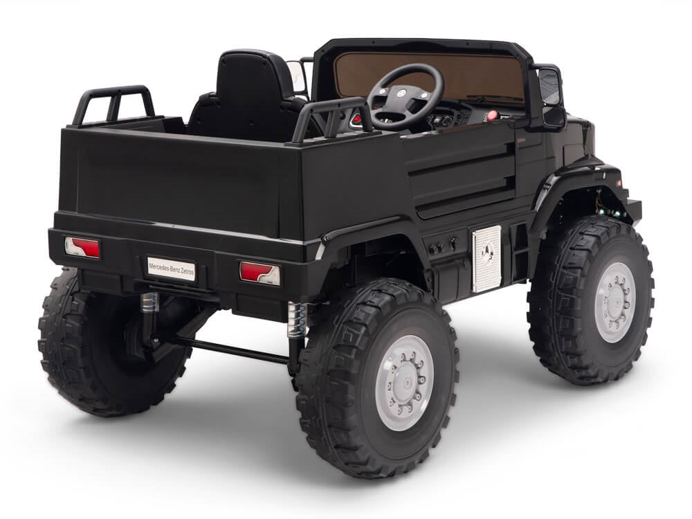 12V Mercedes-Benz Zetros Kids Electric Ride On Truck with Remote Control - Black
