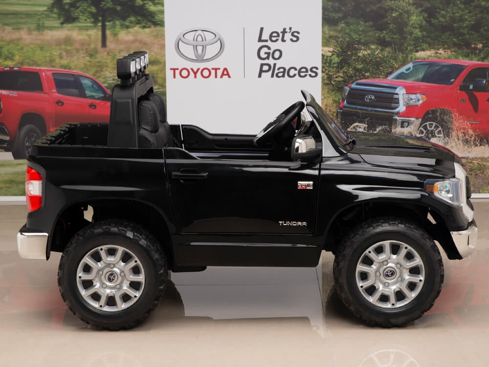 12V Kids Battery Powered Remote Control SPECIAL EDITION Toyota Tundra Ride On Truck - Black