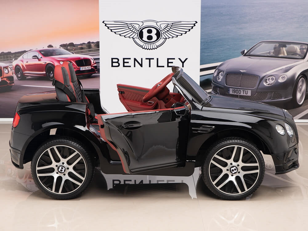 12V Bentley Continental Supersports Kids Battery Operated Ride On Car with Remote - Black