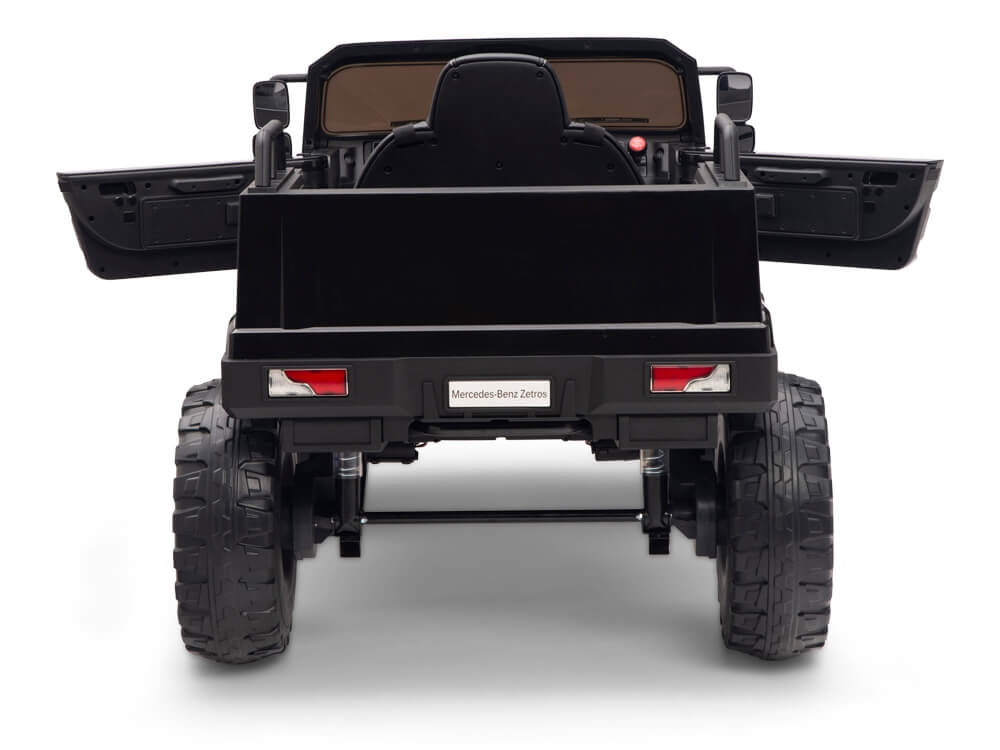 12V Mercedes-Benz Zetros Kids Electric Ride On Truck with Remote Control - Black