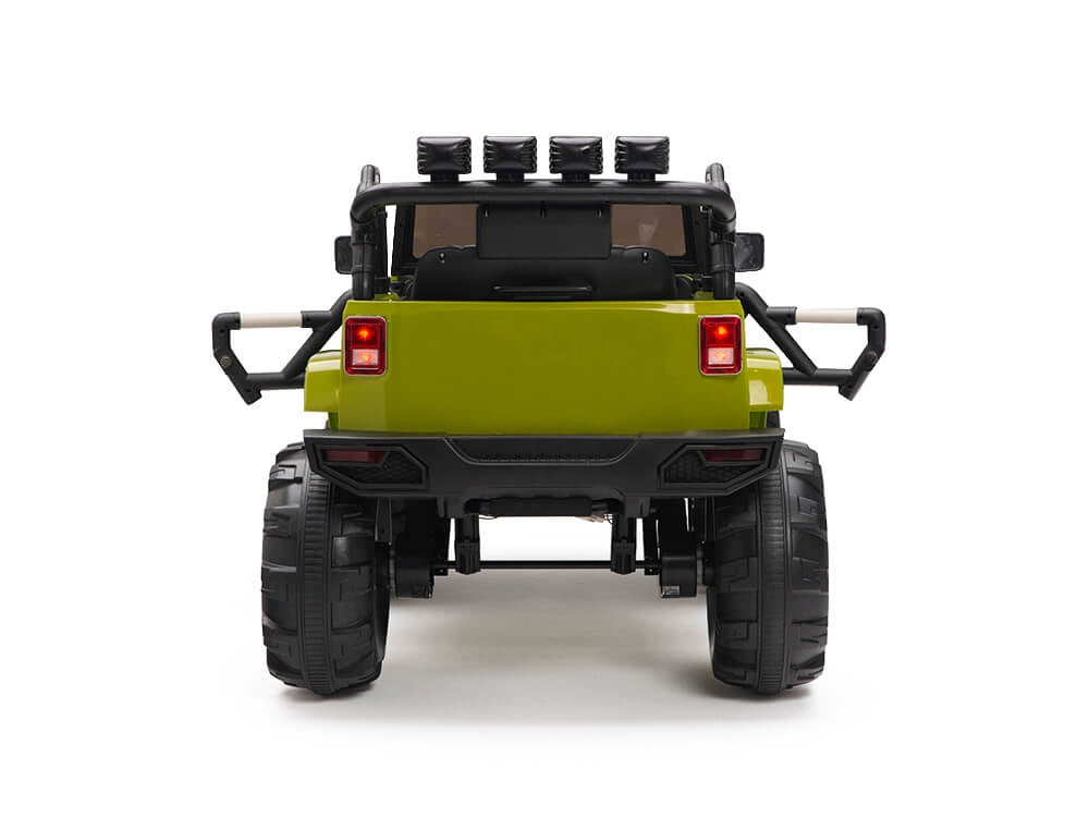 12V MP3 Kids Ride on Truck R/C Remote Control, Lights Radio and Tunes - Green
