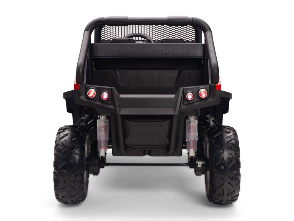 24V Mercedes Benz UNIMOG Kids Ride On UTV with Remote - Red