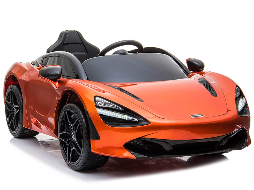 McLaren 720S 12V Kids Electric Ride On Car w/ Remote Control - Painted Orange