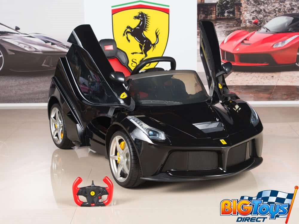 Ferrari 12V LaFerrari Kids Electric Ride On Car with MP3 and Remote Control - Black