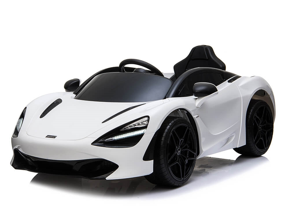 McLaren 720S 12V Kids Electric Ride On Car w/ Remote Control - Painted White