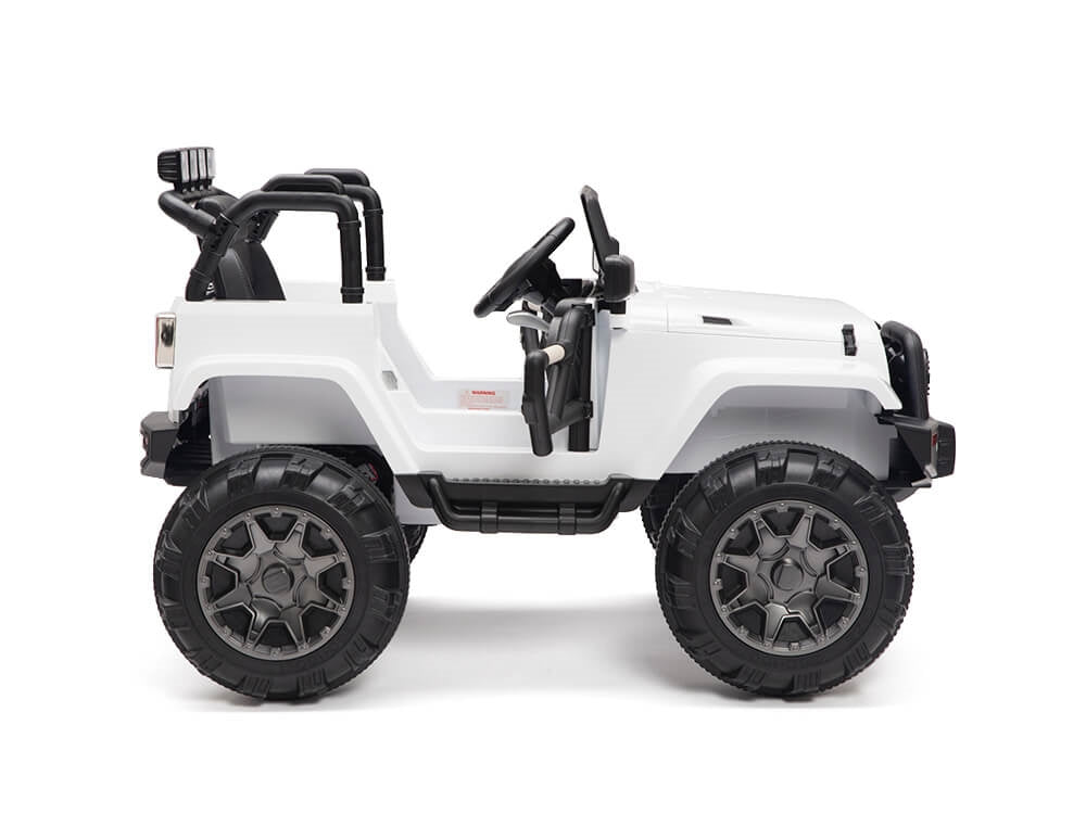 Kids 12V Electric Ride On Truck with RC / Remote Control - White