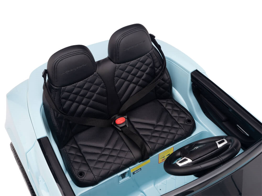 12V Bentley Continental Supersports Kids Electric Ride On Car with Remote - Blue
