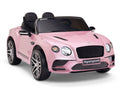 12V Bentley Continental Supersports Kids Battery Operated Ride On Car with Remote - Pink