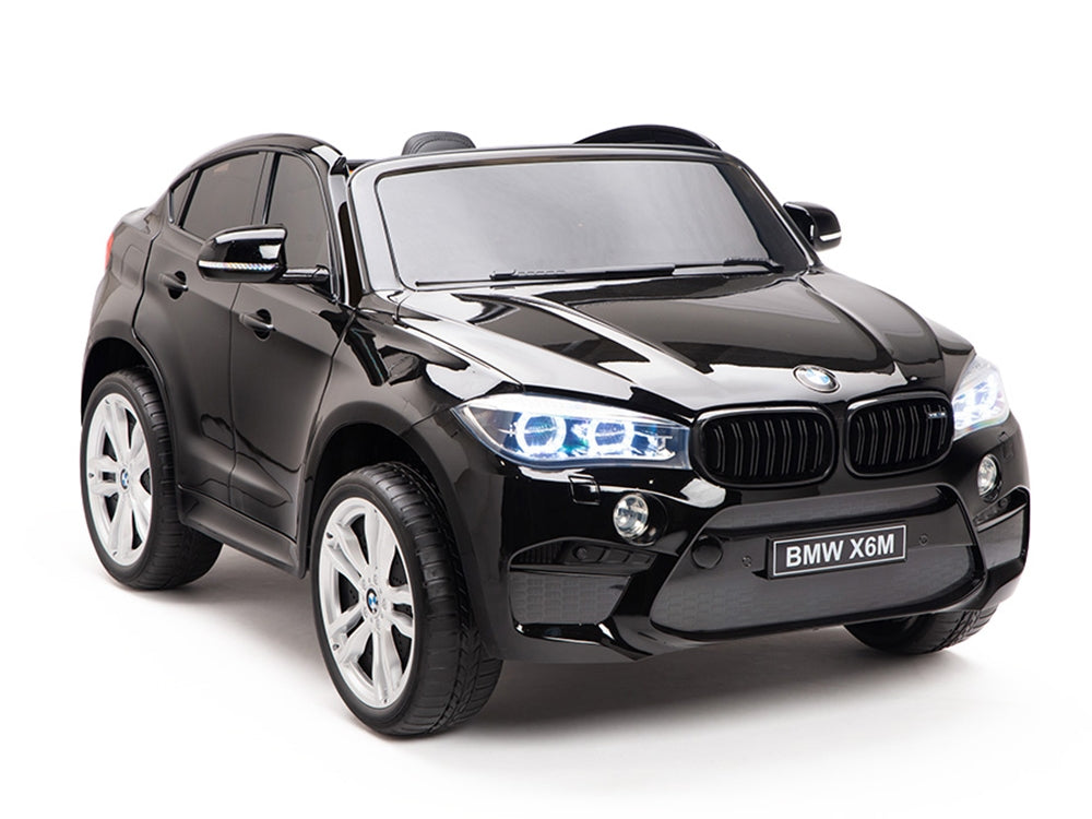 Two Seat BMW X6M Kids 12V Ride On Car with Remote - Black