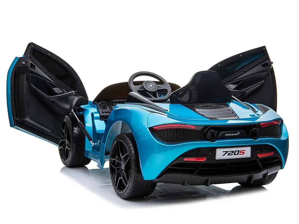 McLaren 720S 12V Kids Electric Ride On Car w/ Remote Control - Painted Blue